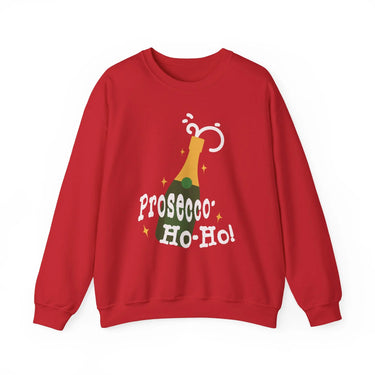 Prosecco - Ho - Ho Wine Lover Christmas Sweater - Sunlit Funlit Country Music Tees
